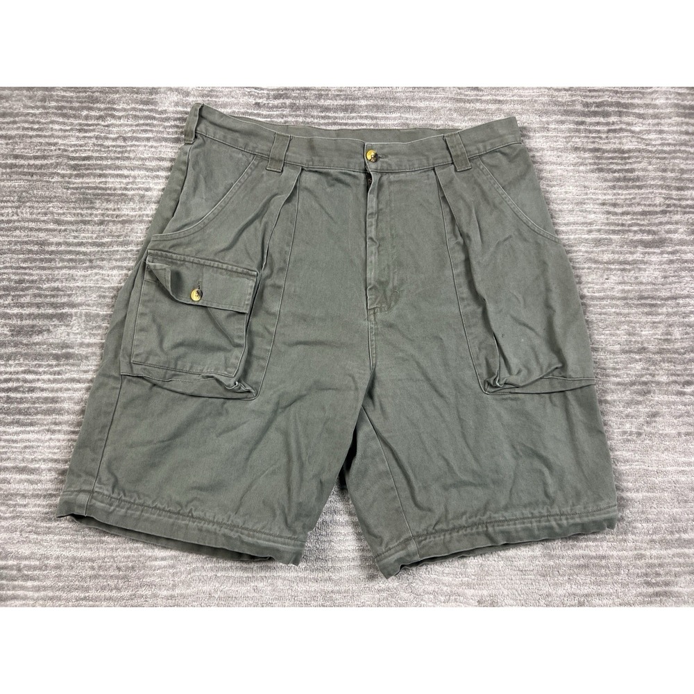 Guide Gear Shorts‎ Womens 36 Green Cotton Cargo Outdoor Pocket